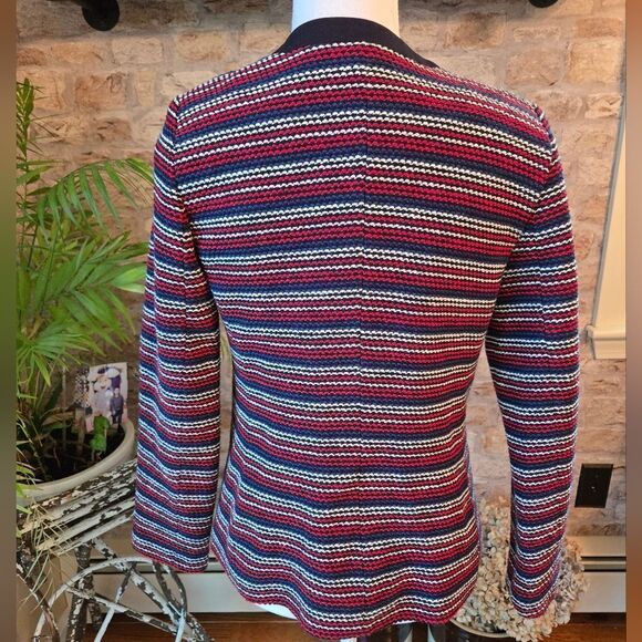 Talbots Size P womens blazer red, white and blue - Picture 2 of 10